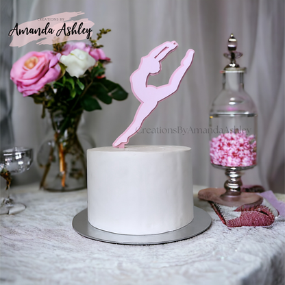 Gymnast Cake Topper