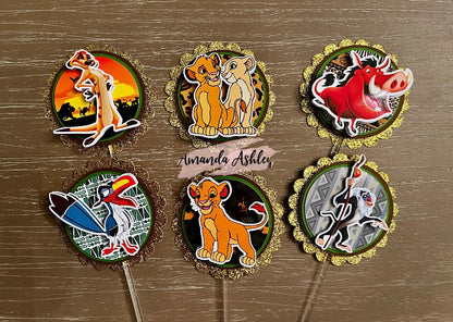 Lion King Cupcake Toppers