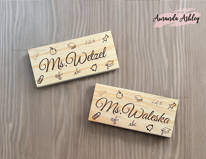 Engraved Chalkboard Eraser