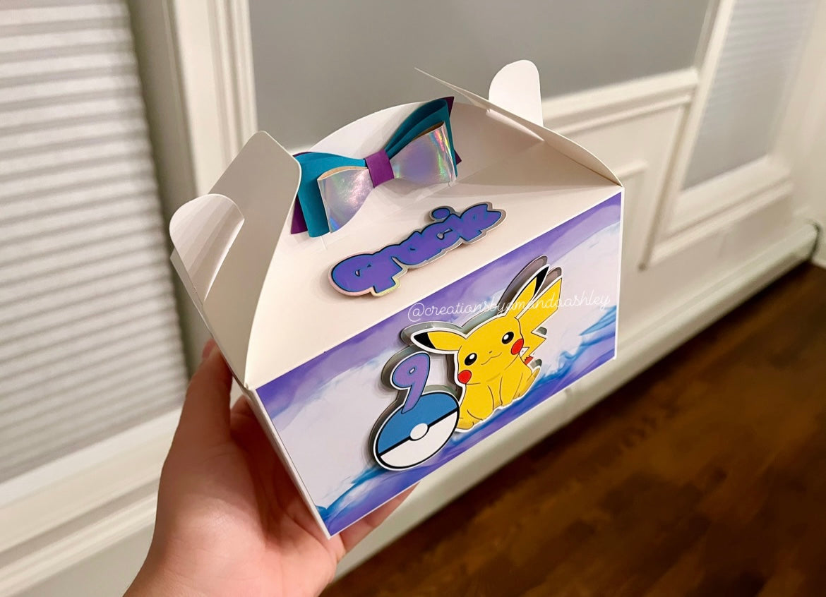 Pokemon Favor Boxes