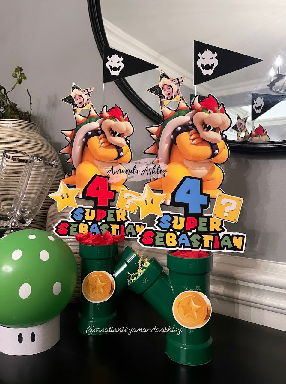 Bowser Centerpieces