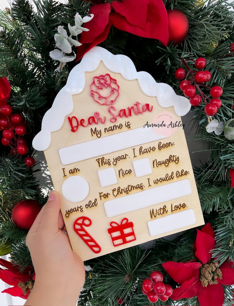 Gingerbead House Board