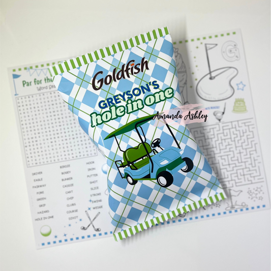 Hole in One Golf Chip Bags