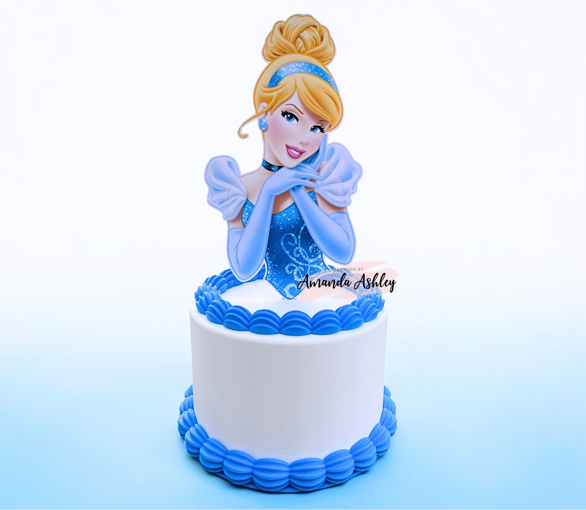 Princess Cinderella Cake Topper