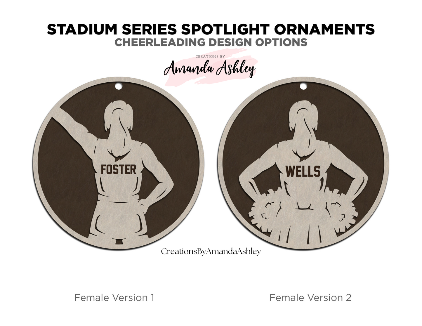 Cheerleading Ornament