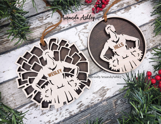 Cheerleading Ornament