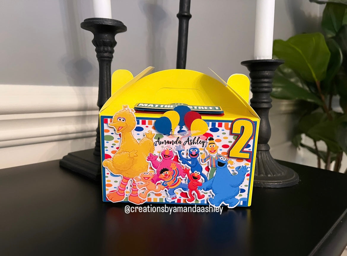 Sesame Street Favor Boxes