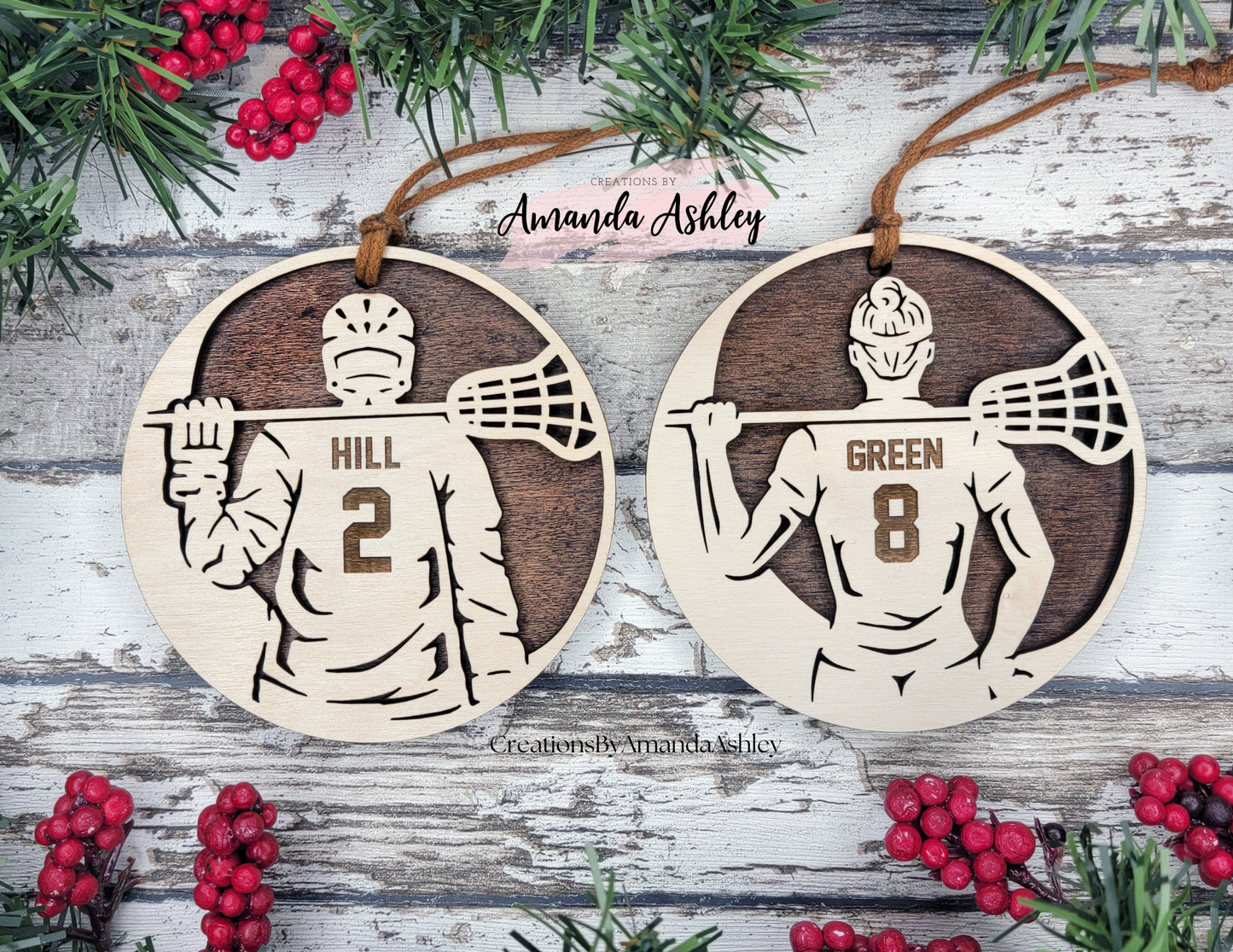 Lacrosse Ornament