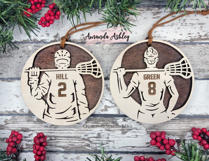 Lacrosse Ornament