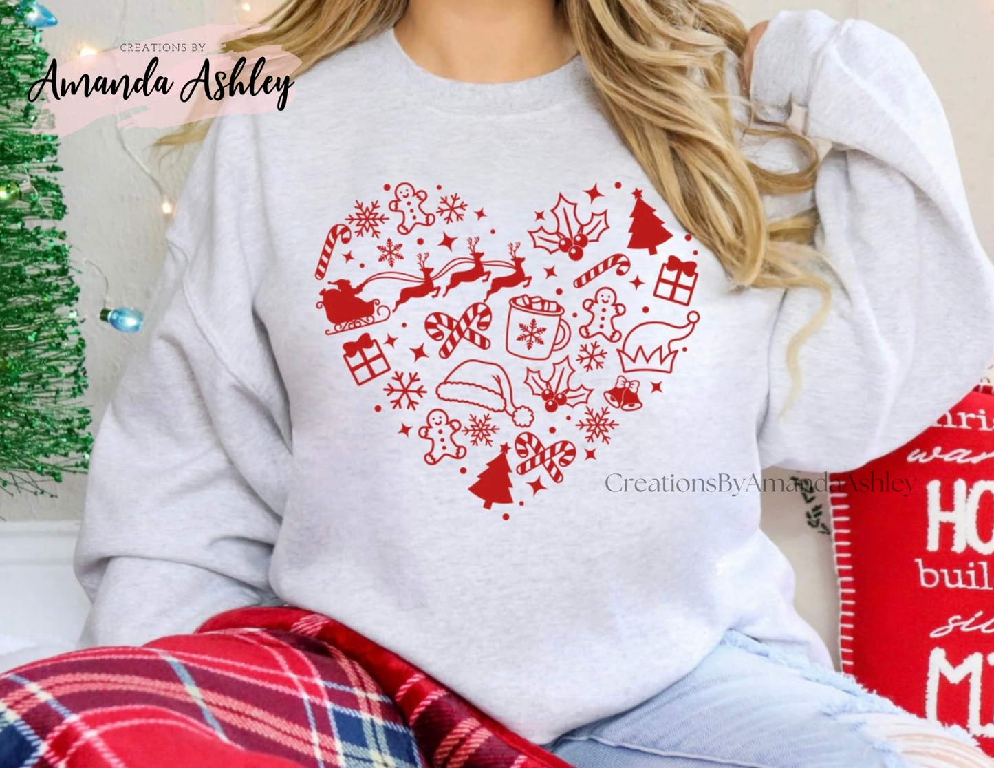 Christmas Doodles Crewneck