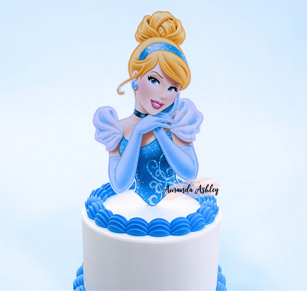Princess Cinderella Cake Topper