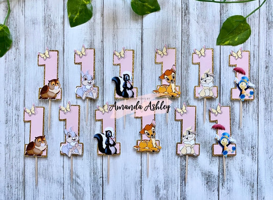 Bambi Cupcake Toppers