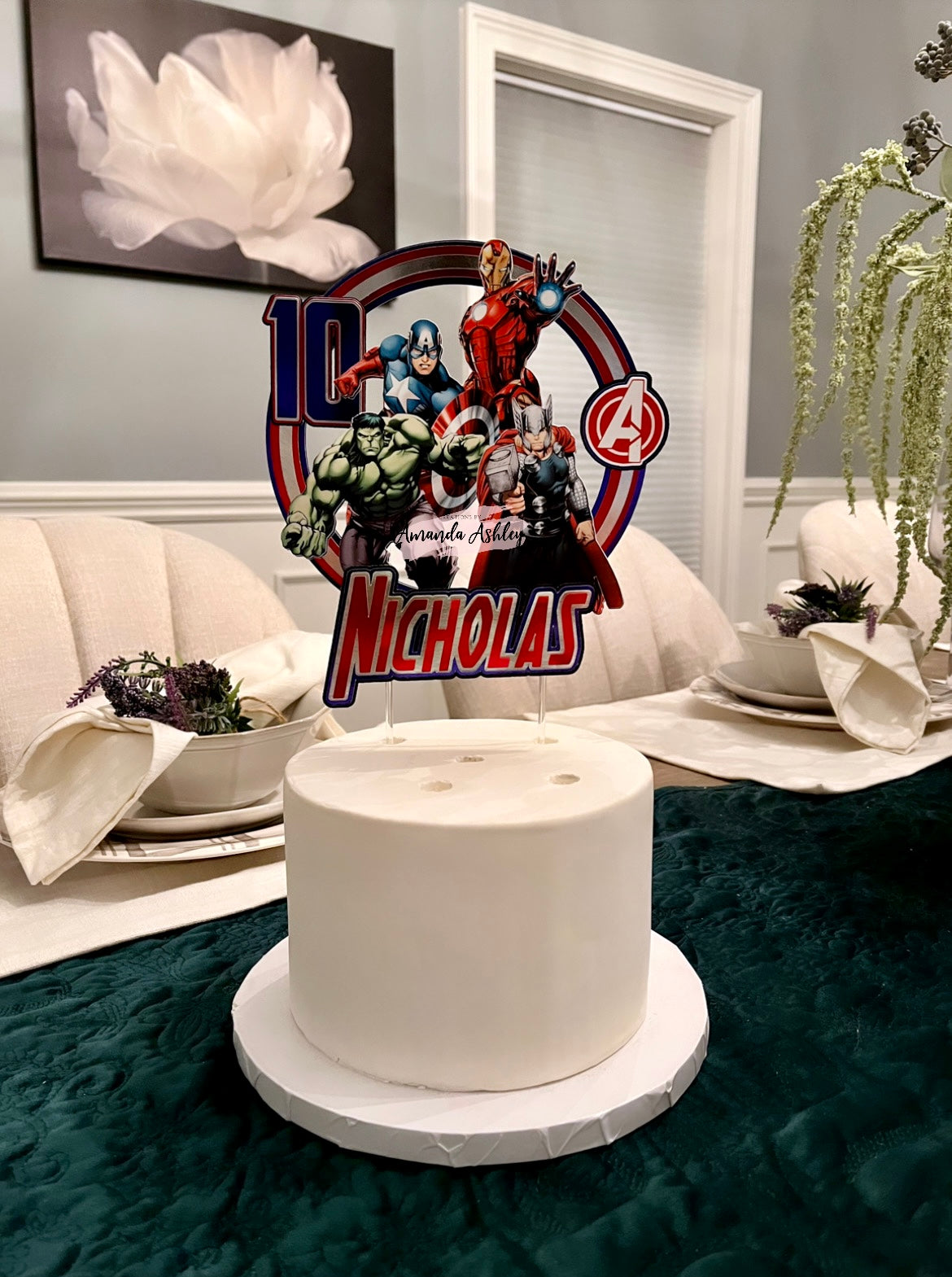 Superheroes Cake Topper