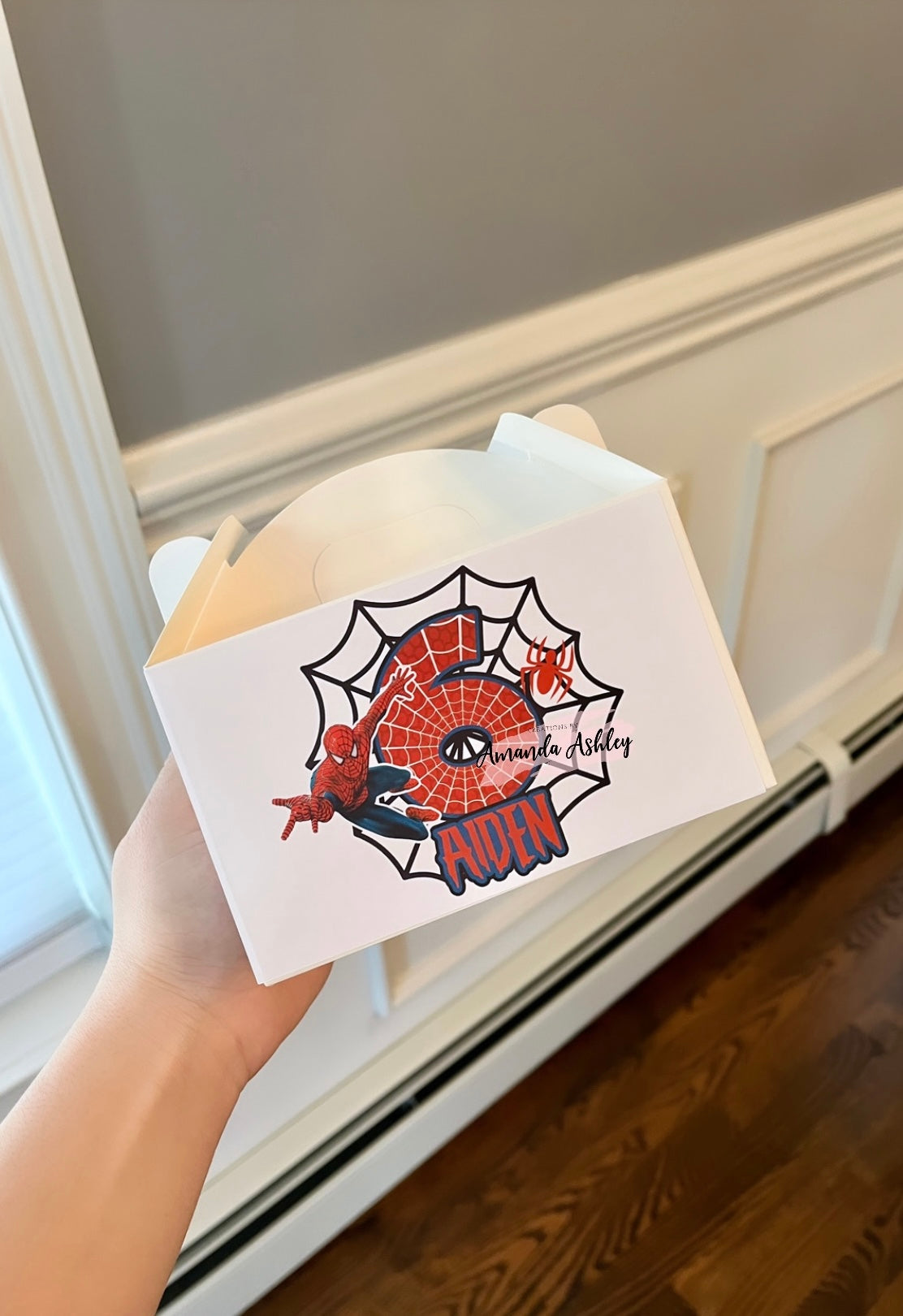 Spiderman Favor Boxes