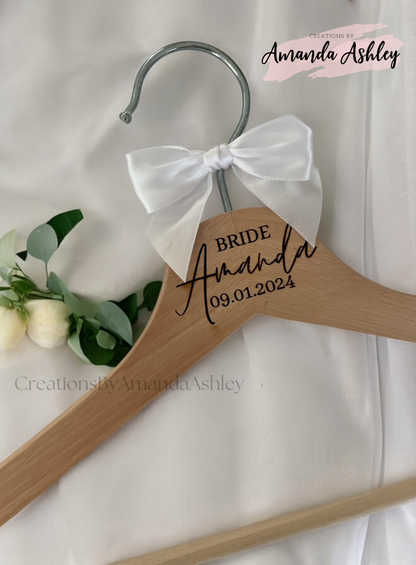 Engraved Wooden Hanger