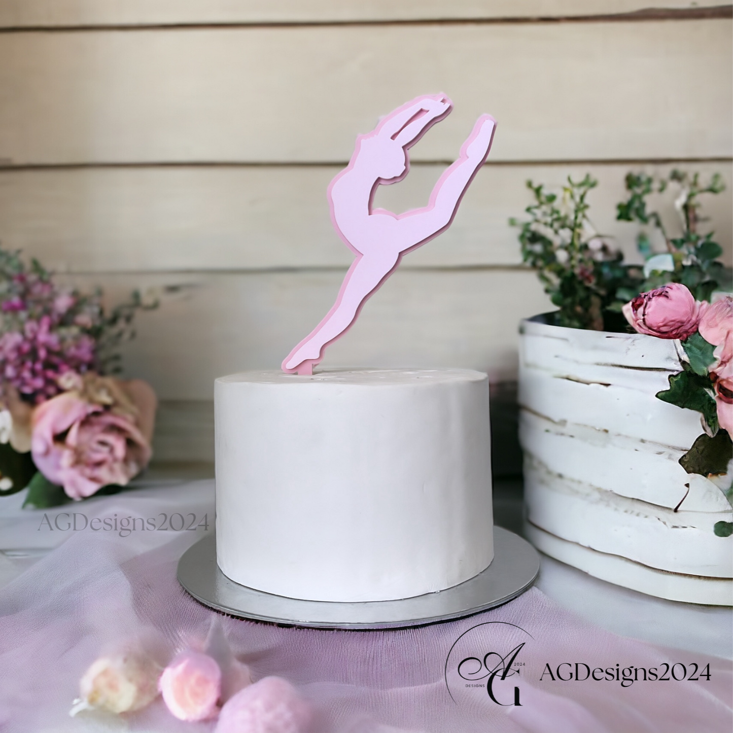 Gymnast Cake Topper