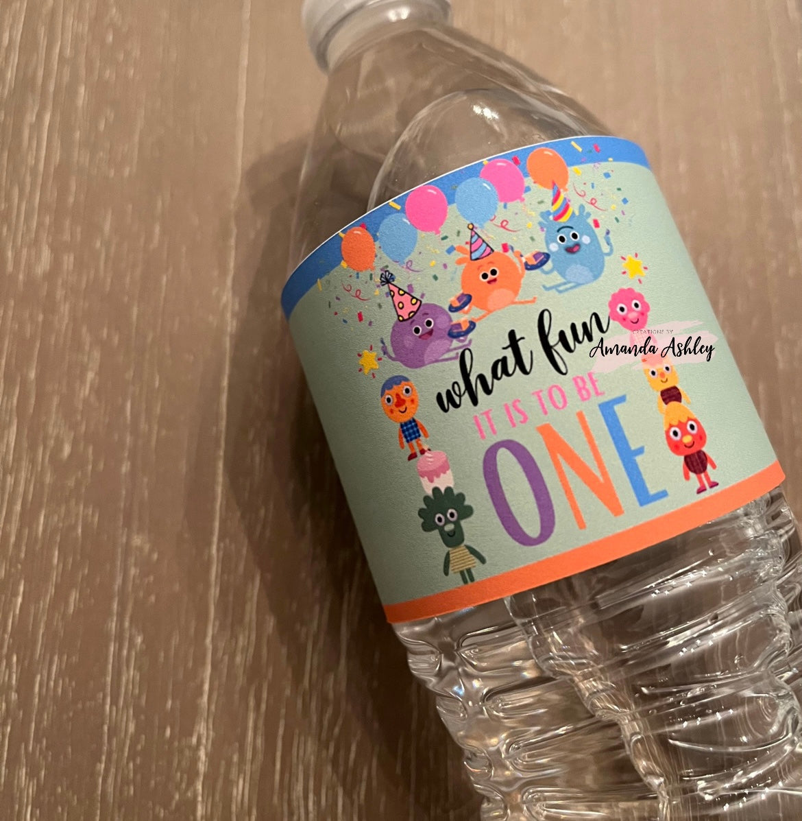 Simple Songs Themed Waterbottle Labels