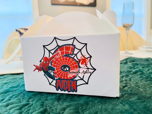 Spiderman Favor Boxes