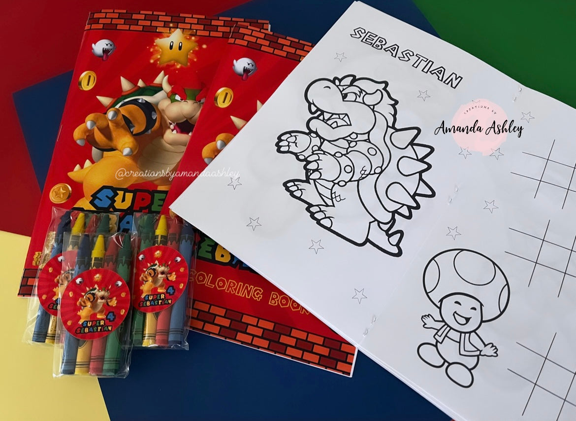 Bowser/Super Mario Coloring Books