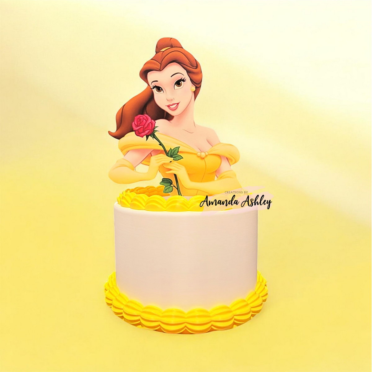 Princess Belle Cake Topper