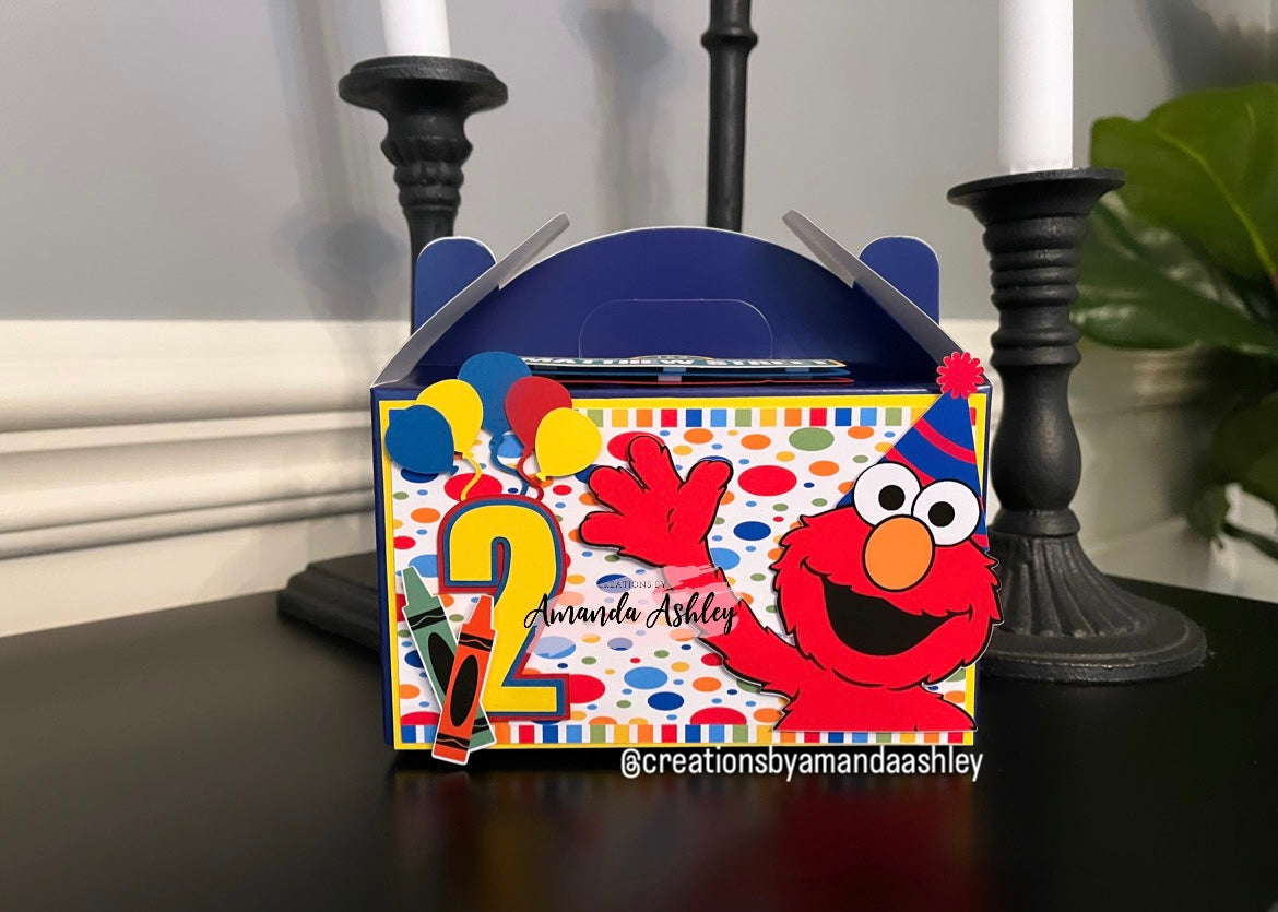 Elmo Favor Boxes