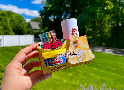 Princess Belle Party Favor Boxes