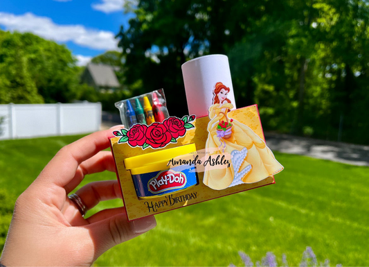 Princess Belle Party Favor Boxes
