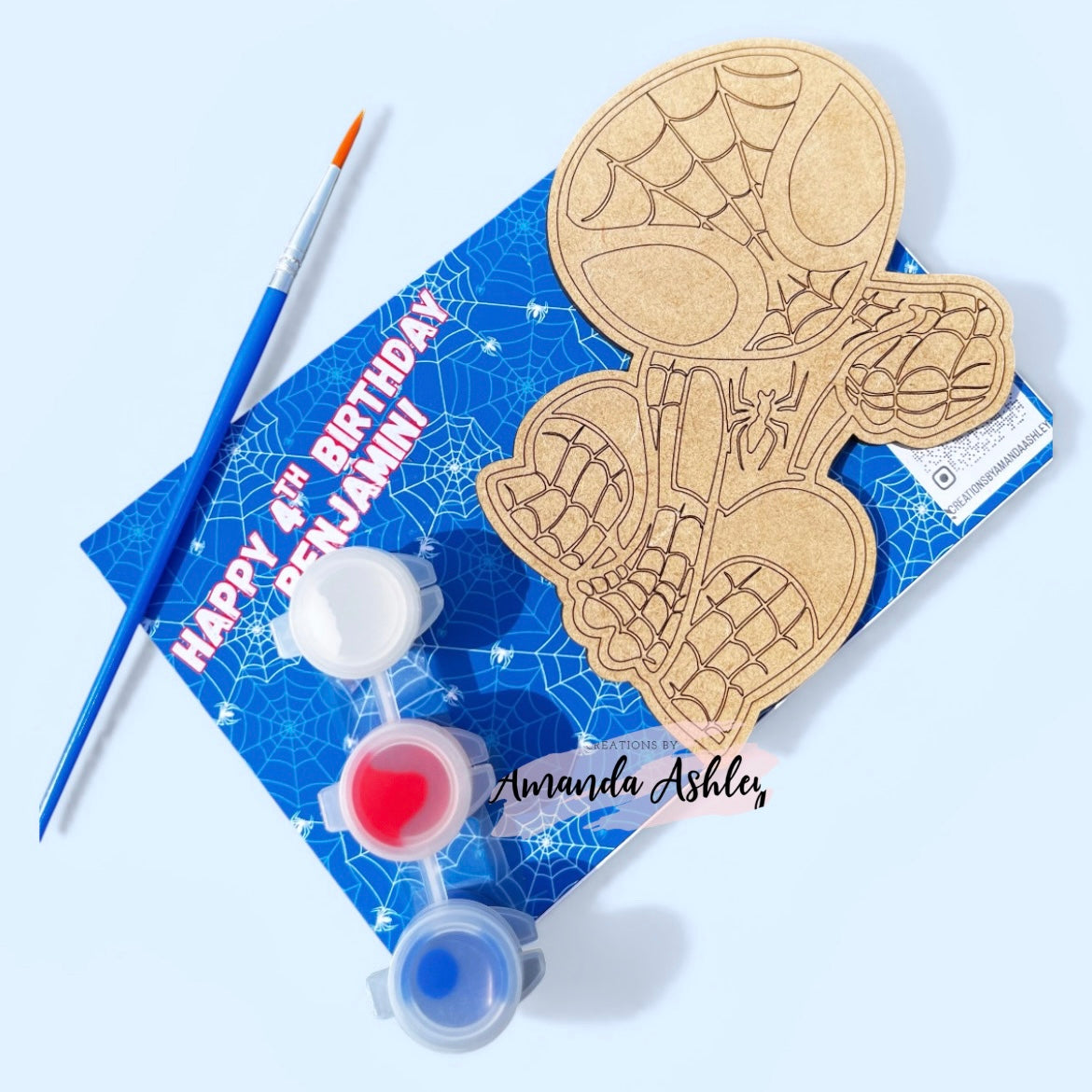 Spidey & Friends Party Paint Favors