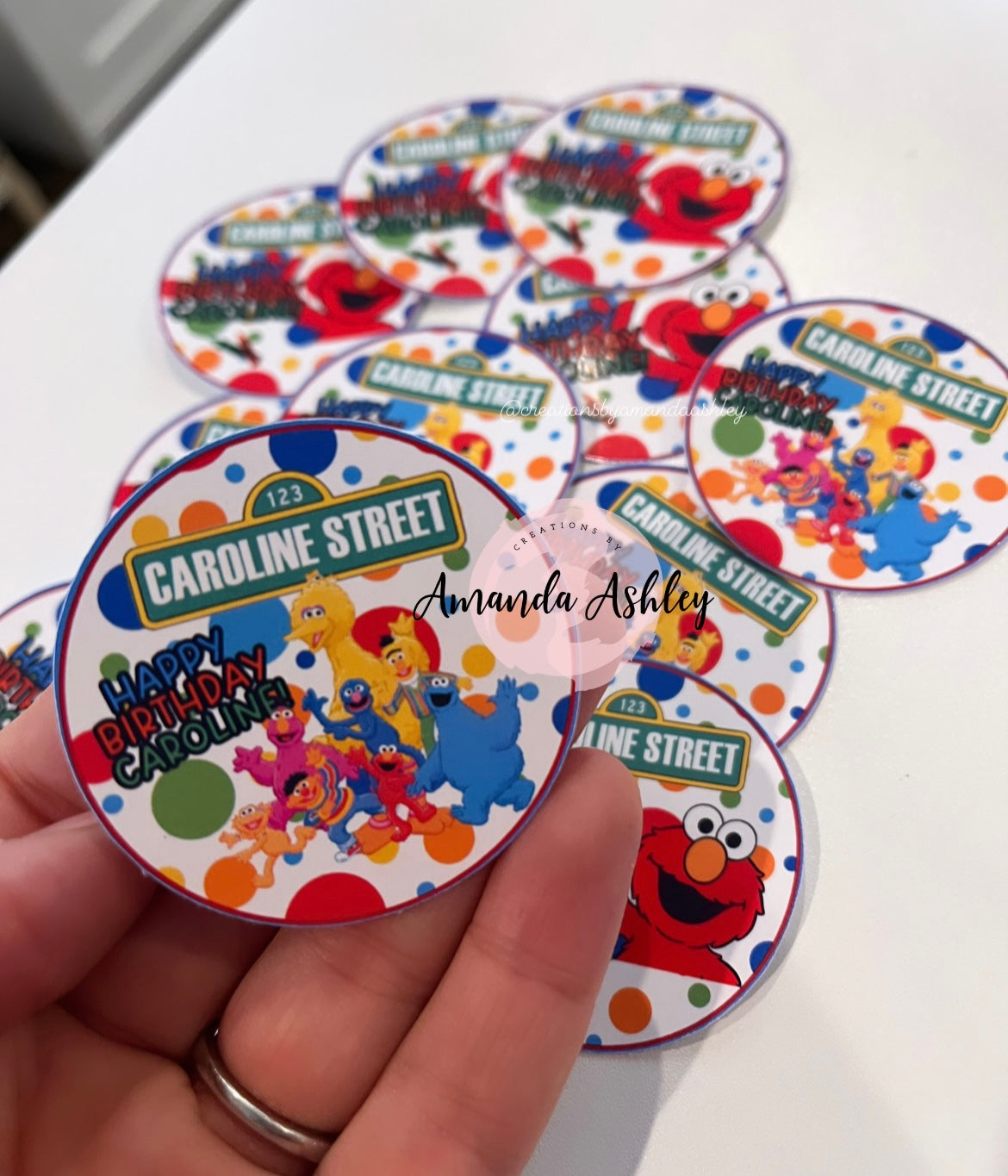 Sesame Street Favor Stickers