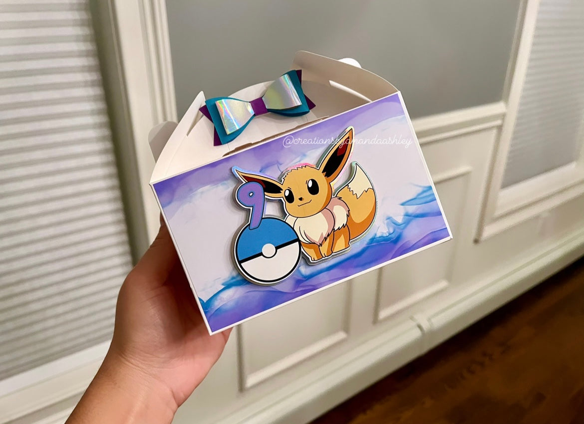 Pokemon Favor Boxes