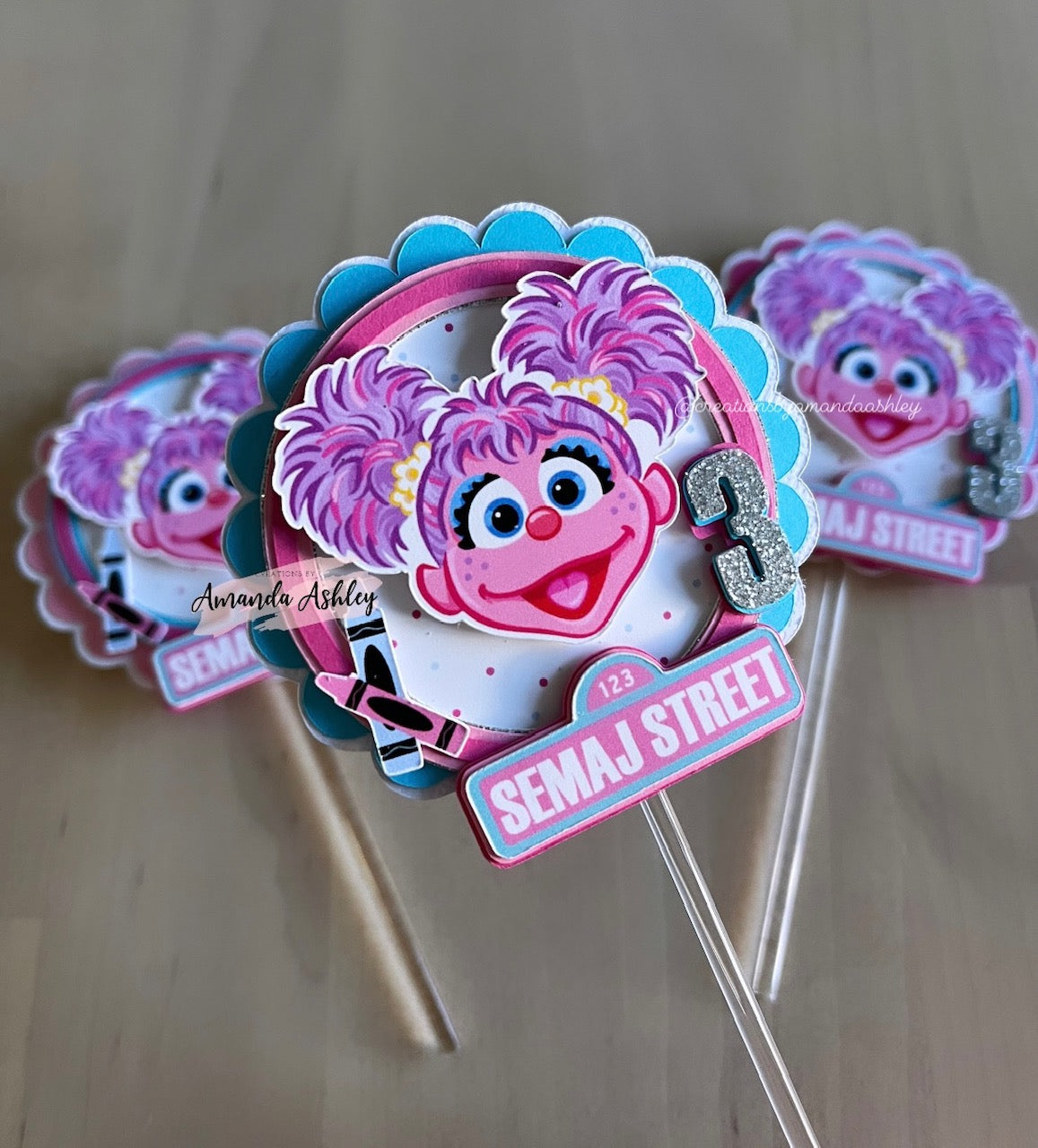 Abby Cadabby Cupcake Toppers