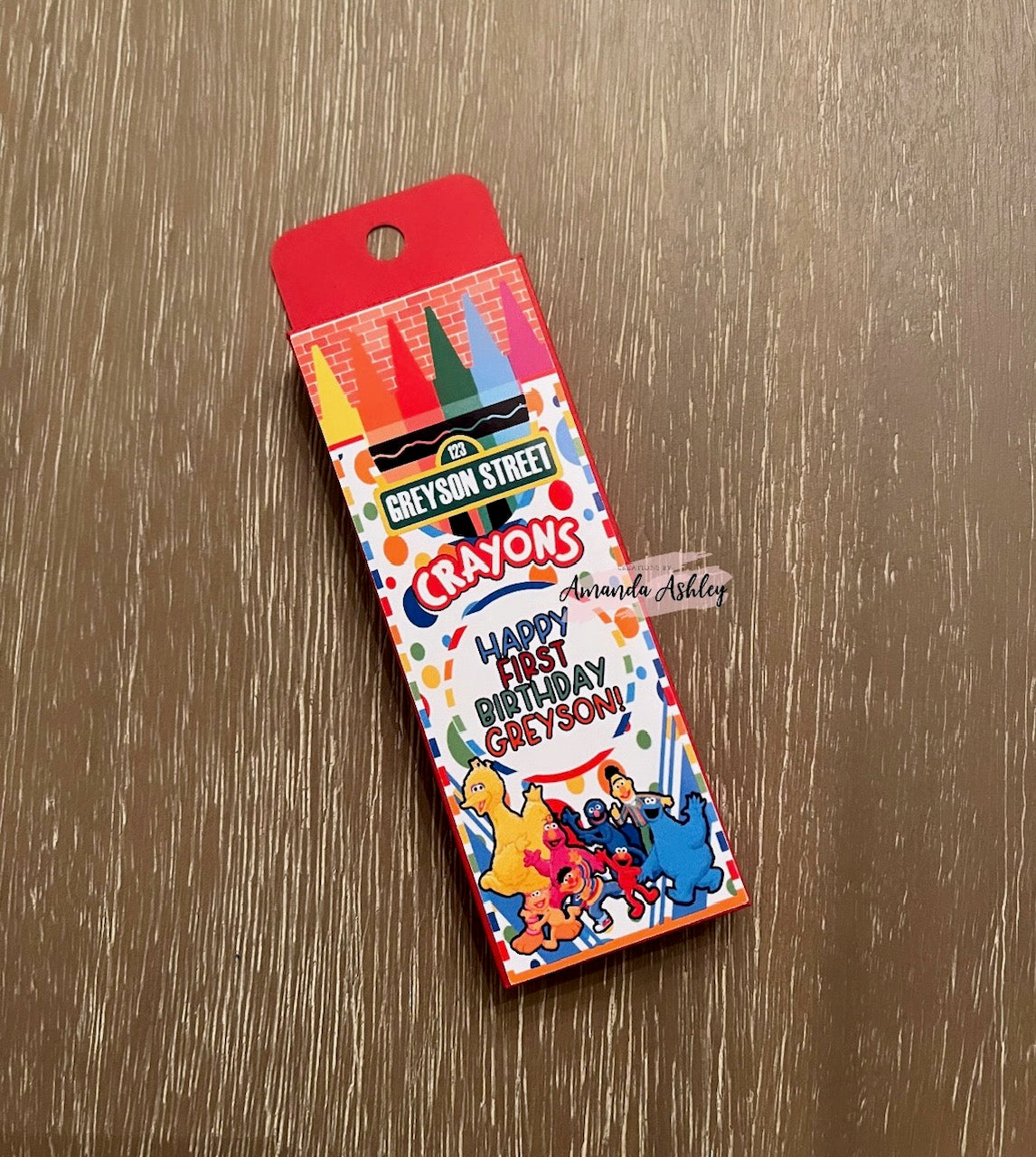 Sesame Street Elmo Crayon Favors