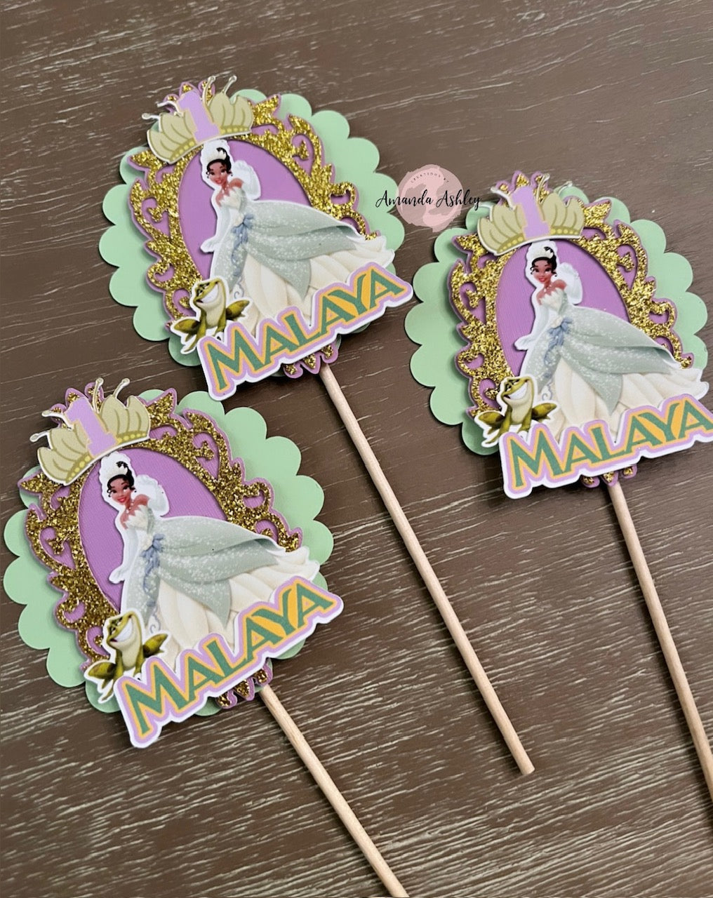 Tiana Cupcake Toppers