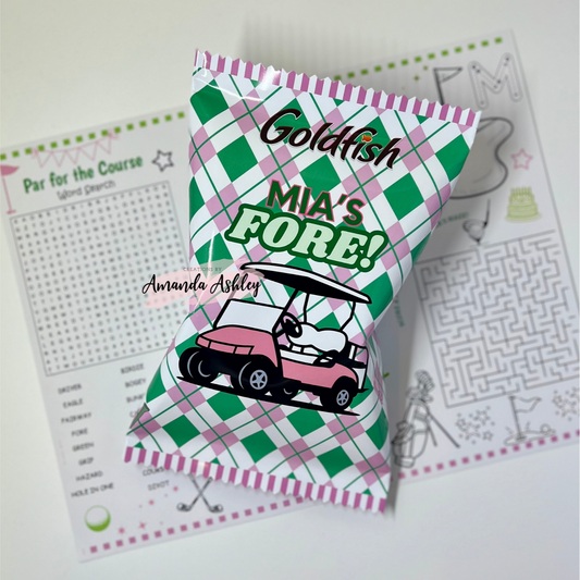 Par-tee Time Golf Chip Bags
