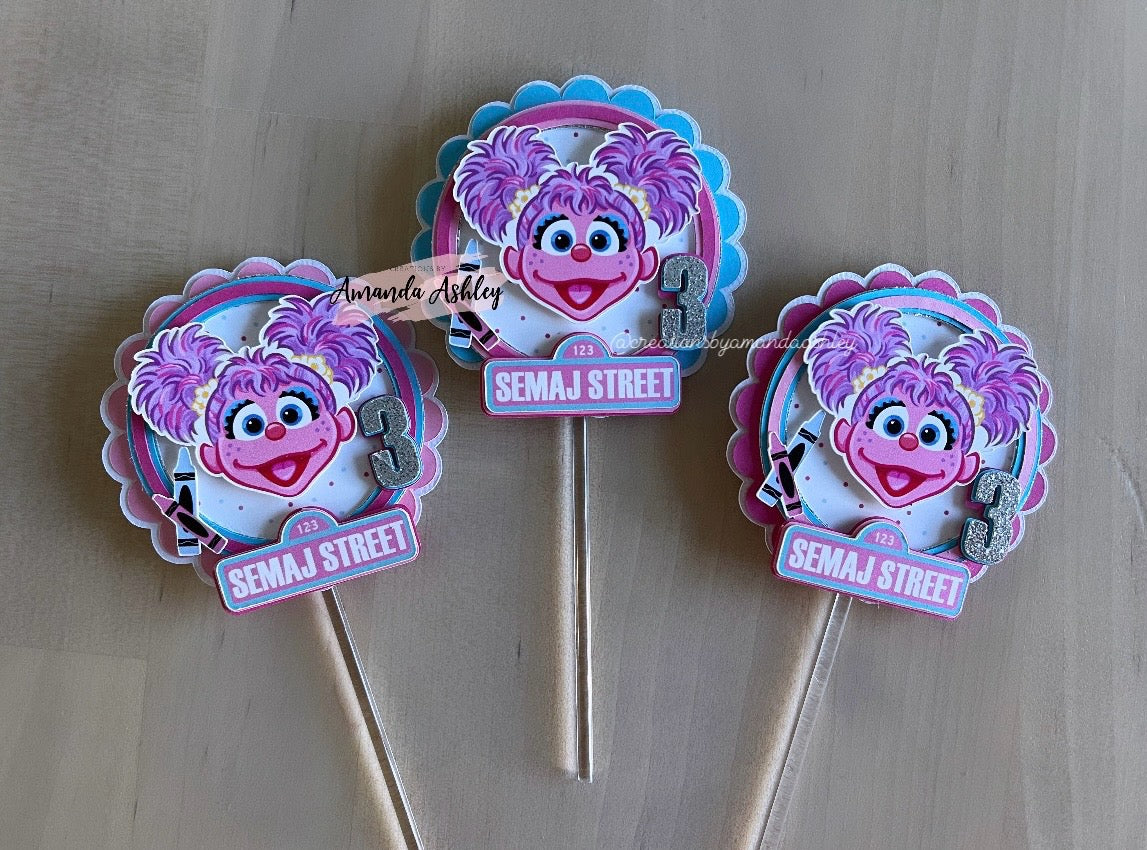 Abby Cadabby Cupcake Toppers