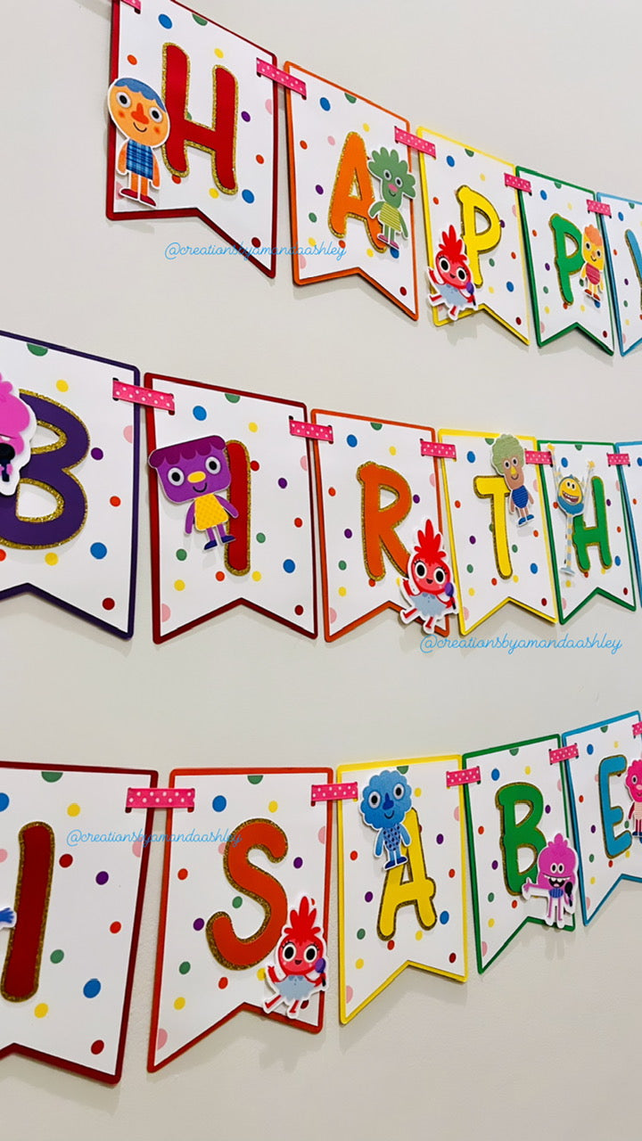 Simple Songs Birthday Banner