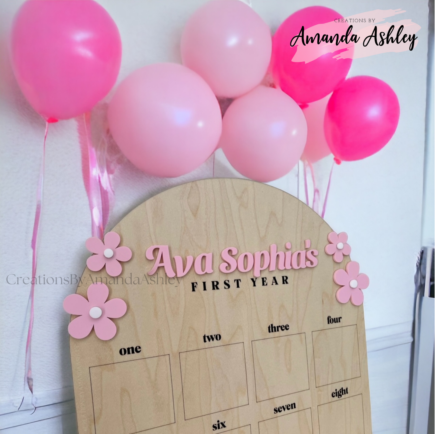 Daisy First Year Photo Board