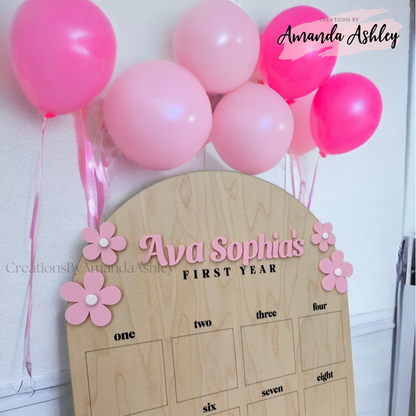 Daisy First Year Photo Board