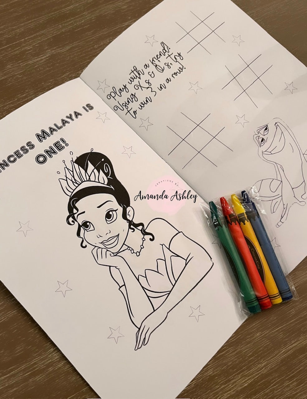 Tiana Coloring Books