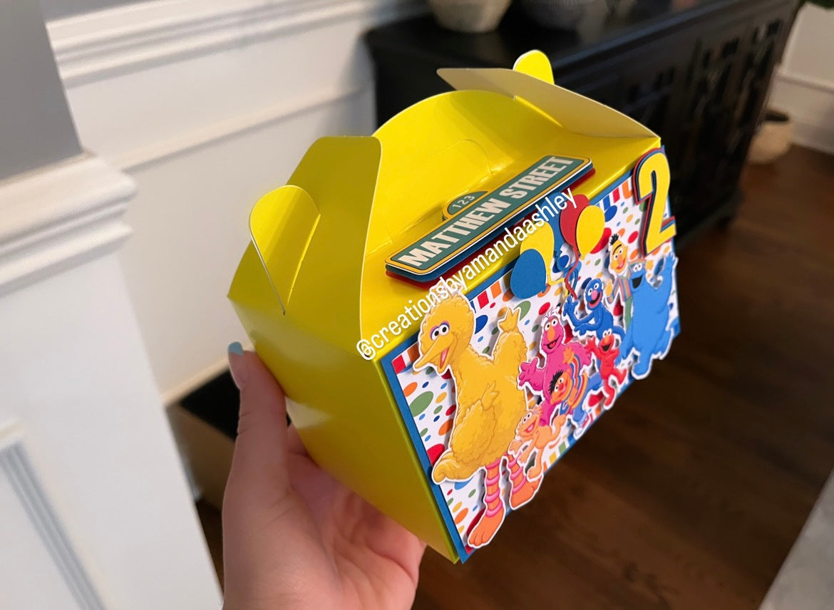 Sesame Street Favor Boxes