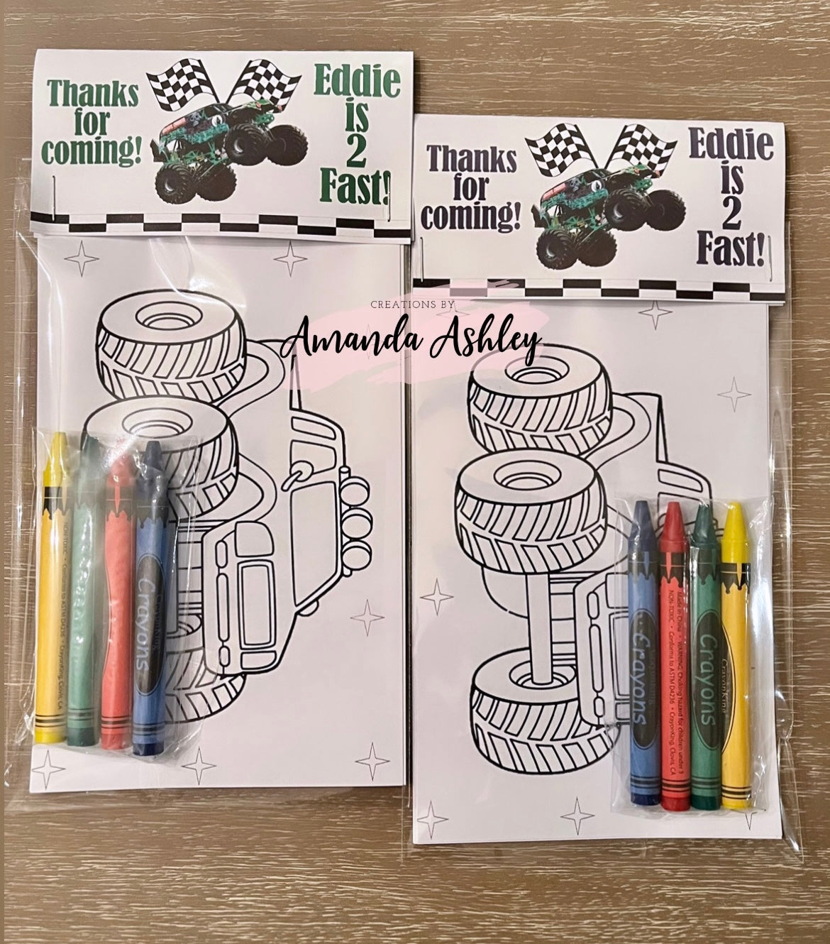 Monster Trucks Coloring Favors