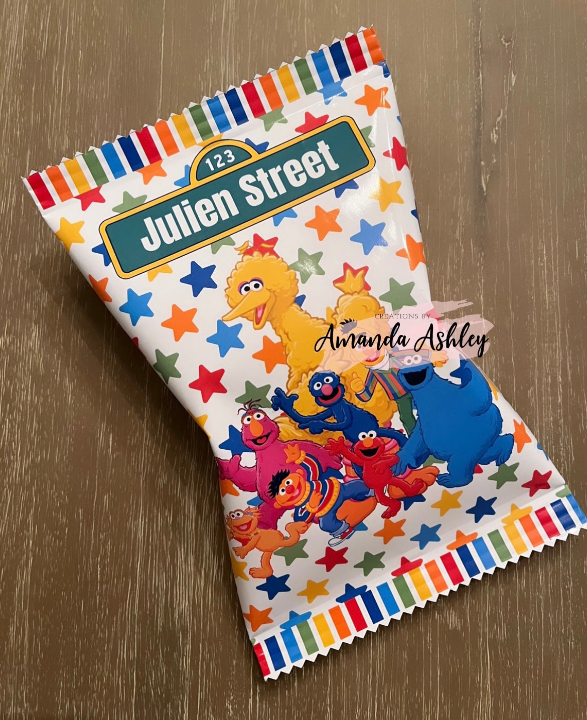 Sesame Street Themed Chip Bags