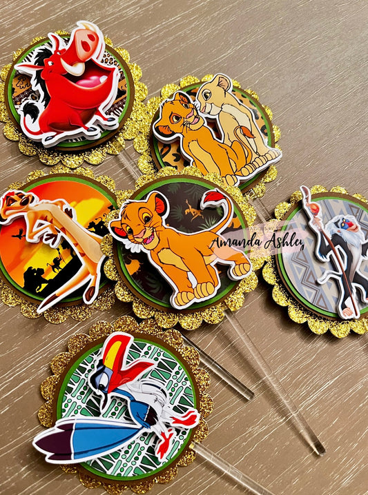 Lion King Cupcake Toppers