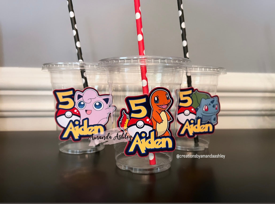 Pokemon Party Cups