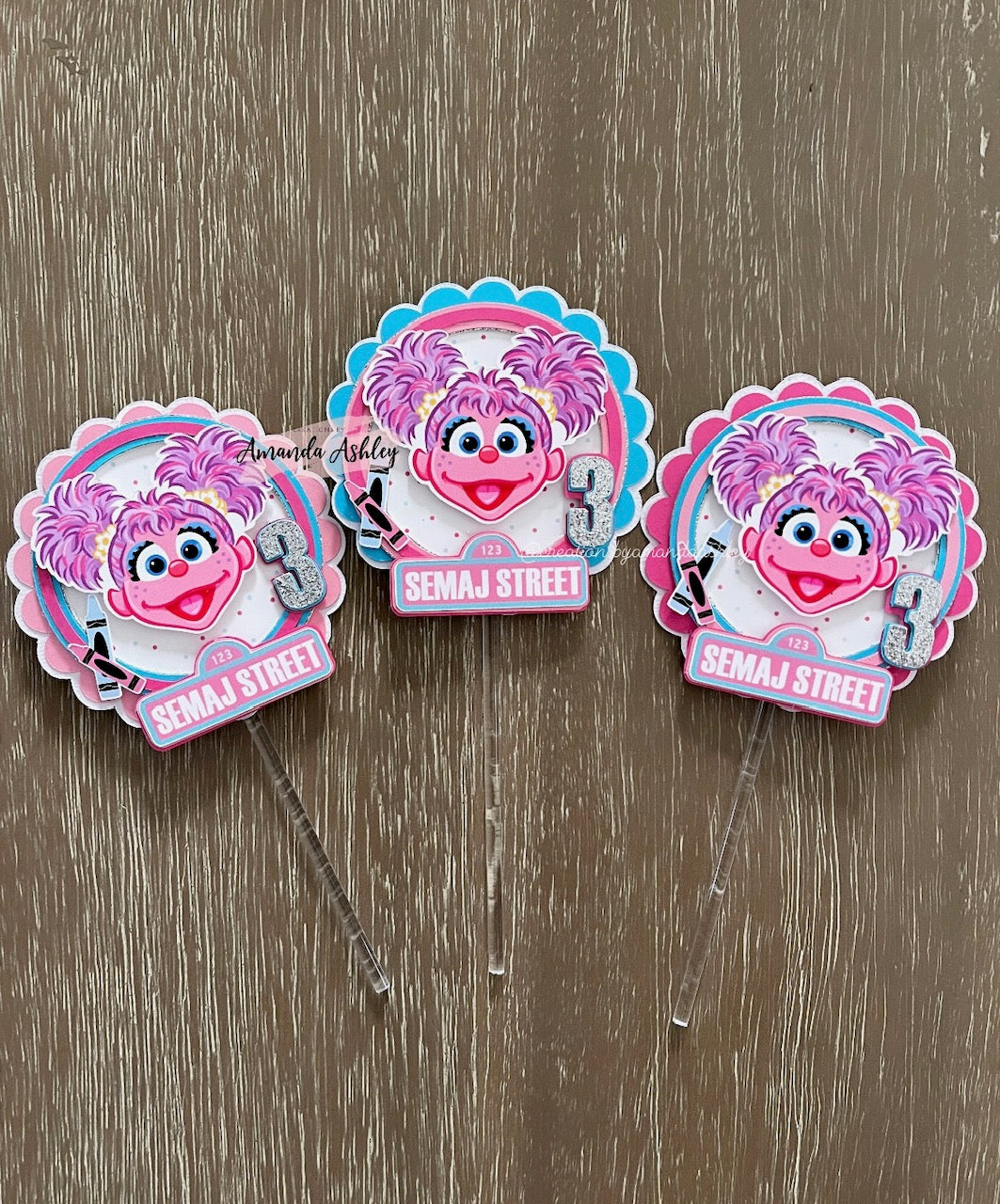 Abby Cadabby Cupcake Toppers