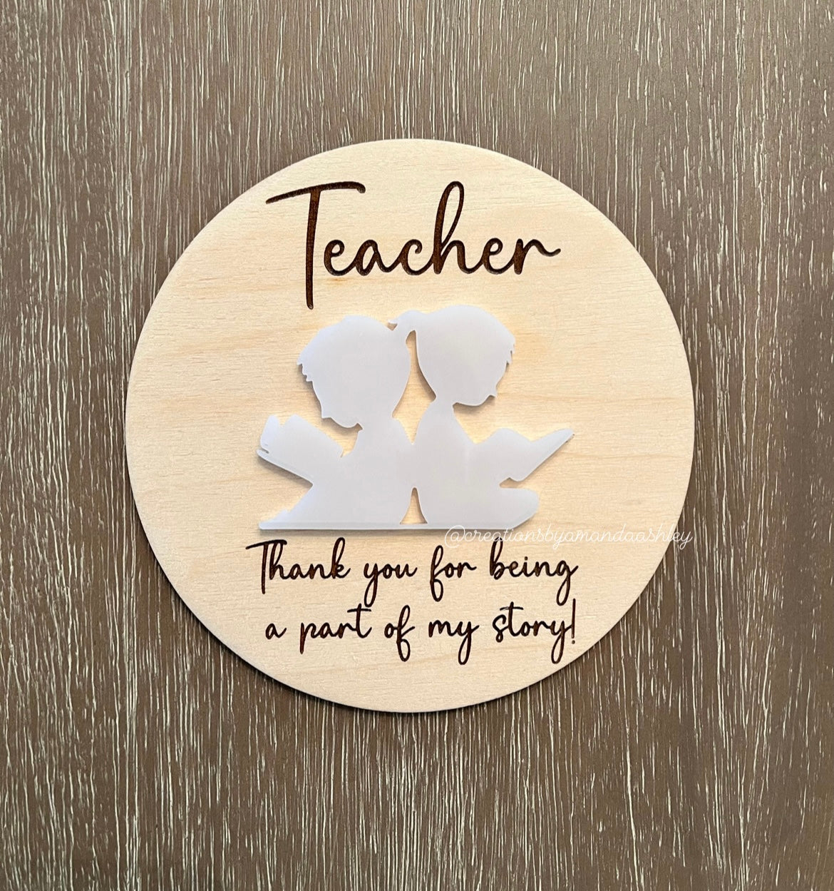 Decorative Teacher Round