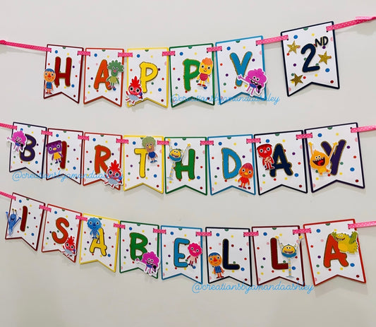 Simple Songs Birthday Banner