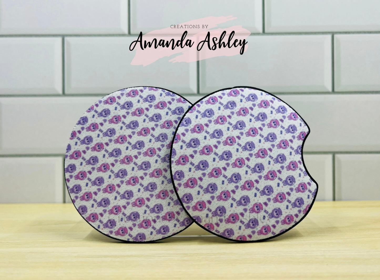 Labubu Car Coasters (Set of 2)