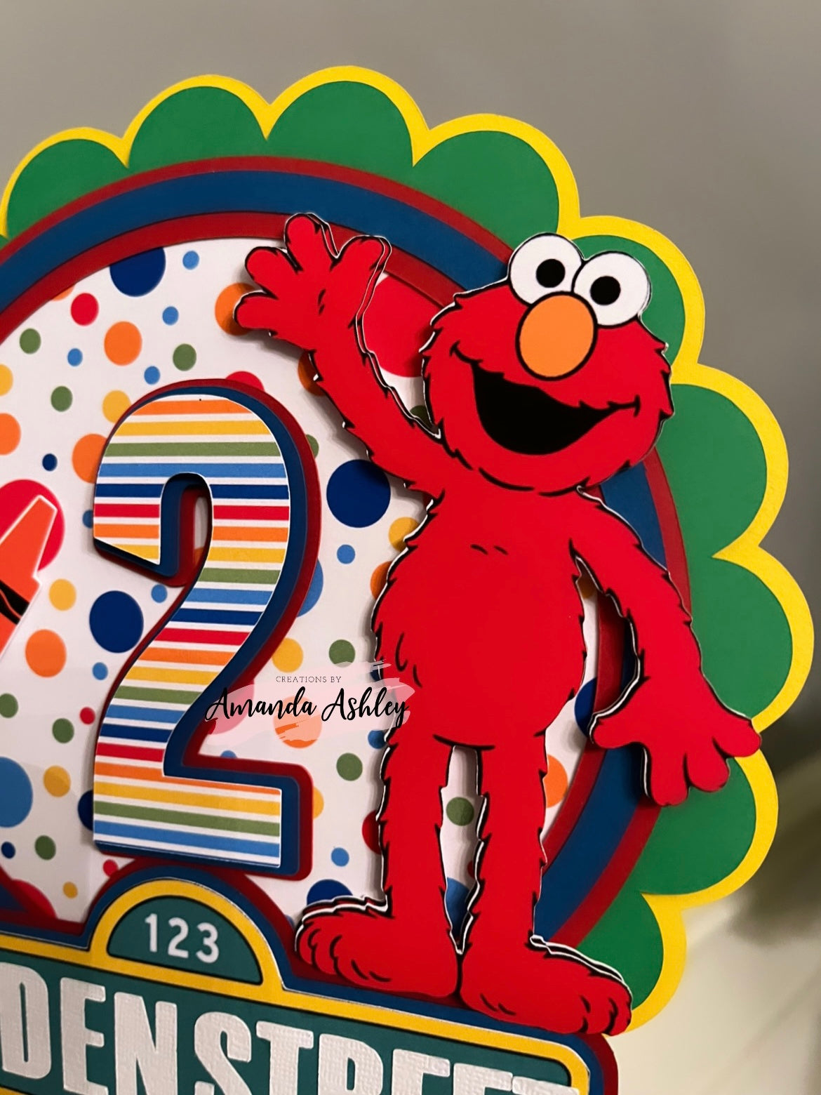 Elmo Cake Topper