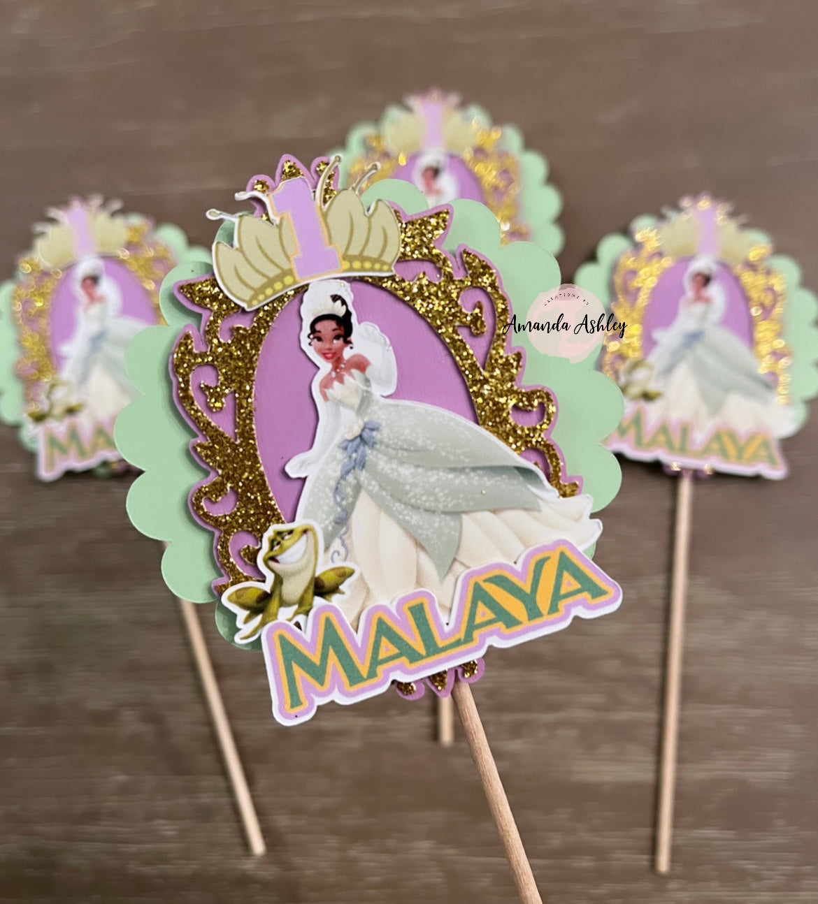 Tiana Cupcake Toppers